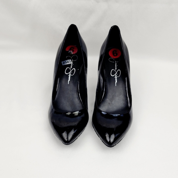 Jessica simpson Velmax point toe patent heels Size 6B - Picture 4 of 11